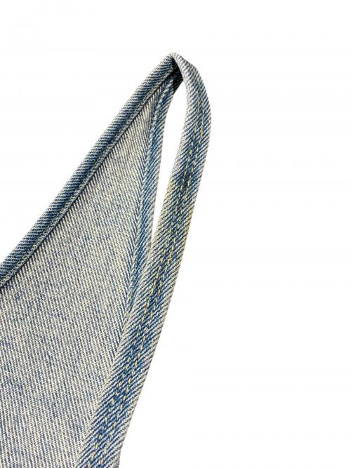 PRADA（プラダ）PRADA (プラダ) トライアングルロゴブラレットビスチェ/GFT011 インディゴ サイズ:38の古着・服飾アイテム