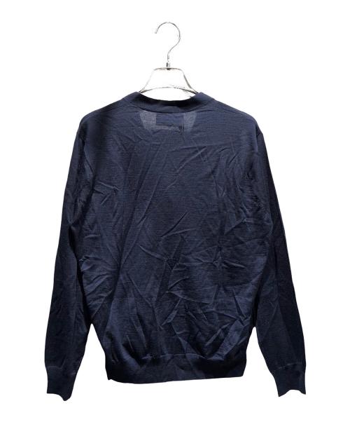 PRADA（プラダ）PRADA (プラダ) ウールカーディガン/DNA00S S000 ネイビー サイズ:36の古着・服飾アイテム