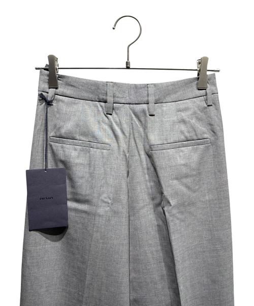 PRADA（プラダ）PRADA (プラダ) 2タックスラックス グレー サイズ:36の古着・服飾アイテム