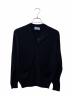 PRADA（プラダ）の古着「ニットカーディガン　DNA00S」｜ネイビー