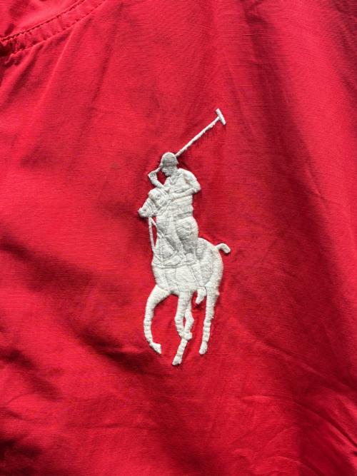 RALPH LAUREN（ラルフローレン）RALPH LAUREN (ラルフローレン) RALPH LAUREN ジップパーカー/刺繍ジップアップパーカー レッド サイズ:XLの古着・服飾アイテム