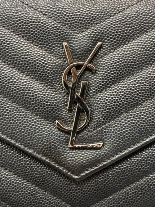 Saint Laurent Paris（サンローランパリ）Saint Laurent Paris (サンローランパリ) カサンドラ エンベロープ チェーンウォレット/バッグ/鞄/393953 ブラック サイズ:-の古着・服飾アイテム