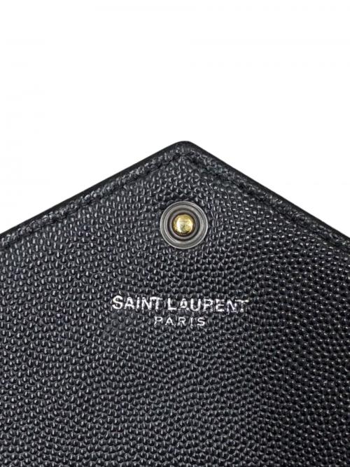 Saint Laurent Paris（サンローランパリ）Saint Laurent Paris (サンローランパリ) カサンドラ エンベロープ チェーンウォレット/バッグ/鞄/393953 ブラック サイズ:-の古着・服飾アイテム