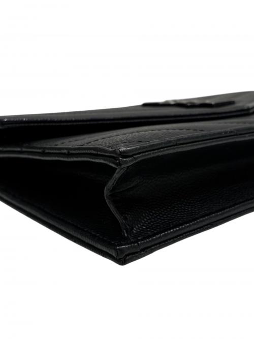 Saint Laurent Paris（サンローランパリ）Saint Laurent Paris (サンローランパリ) カサンドラ エンベロープ チェーンウォレット/バッグ/鞄/393953 ブラック サイズ:-の古着・服飾アイテム