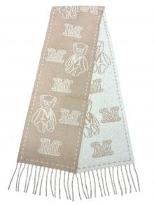 MaxMara（マックスマーラ）の古着「テディベアカシミヤストール/23454637336」｜ベージュ