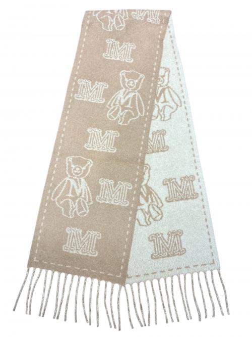 MaxMara（マックスマーラ）MaxMara (マックスマーラ) テディベアカシミヤストール/23454637336 ベージュ サイズ:-の古着・服飾アイテム