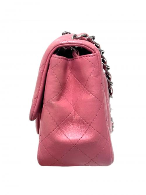 CHANEL（シャネル）CHANEL (シャネル) ミニマトラッセ シングルフラップチェーンショルダーバッグ A35200 ピンク サイズ:17の古着・服飾アイテム