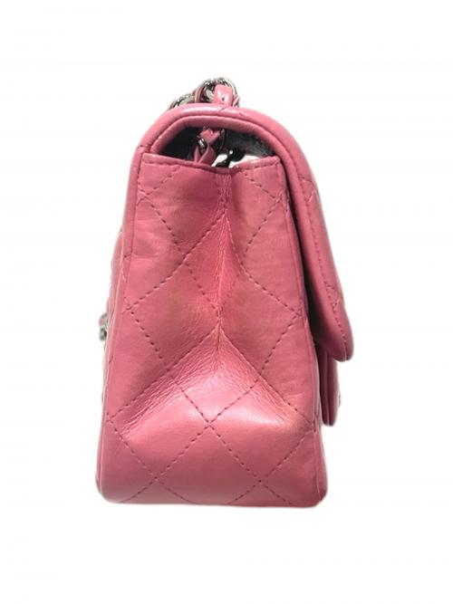 CHANEL（シャネル）CHANEL (シャネル) ミニマトラッセ シングルフラップチェーンショルダーバッグ A35200 ピンク サイズ:17の古着・服飾アイテム