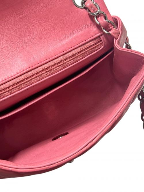 CHANEL（シャネル）CHANEL (シャネル) ミニマトラッセ シングルフラップチェーンショルダーバッグ A35200 ピンク サイズ:17の古着・服飾アイテム