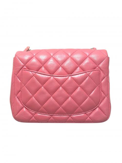 CHANEL（シャネル）CHANEL (シャネル) ミニマトラッセ シングルフラップチェーンショルダーバッグ A35200 ピンク サイズ:17の古着・服飾アイテム