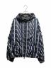 VALENTINO（ヴァレンティノ）の古着「VLTNロゴナイロンジャケット」｜ネイビー