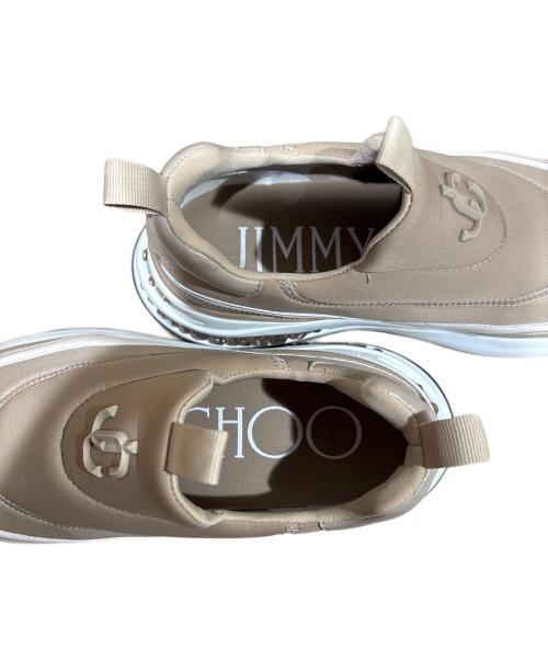 JIMMY CHOO（ジミーチュウ）JIMMY CHOO (ジミーチュウ) MEMPHIS/スリッポンスニーカー ベージュ サイズ:40の古着・服飾アイテム