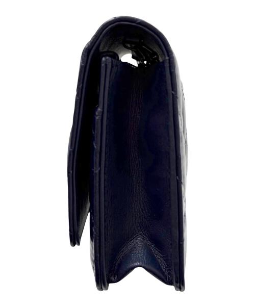 CHANEL（シャネル）CHANEL (シャネル) 2.55 チェーンウォレット ネイビー×ブラック金具の古着・服飾アイテム