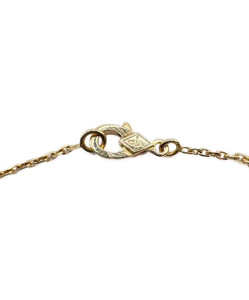 VAN CLEEF & ARPELS（ヴァンクリーフ＆アーペル）VAN CLEEF & ARPELS (ヴァンクリーフ＆アーペル) ヴィンテージアルハンブラネックレス/K18YG×マラカイト/5.3gの古着・服飾アイテム