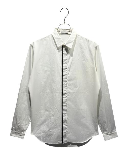 DIOR HOMME（ディオール オム）DIOR HOMME (ディオール オム) パイピングシャツ 563C527Z1581 ホワイト サイズ:38の古着・服飾アイテム