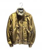 BURBERRYバーバリー）の古着「スタンドカラーミリタリージャケット」｜オリーブ