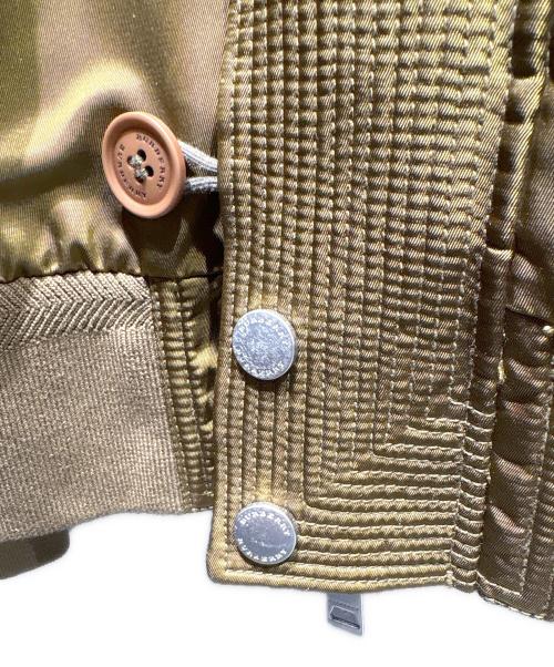 BURBERRY（バーバリー）BURBERRY (バーバリー) スタンドカラーミリタリージャケット オリーブ サイズ:48の古着・服飾アイテム