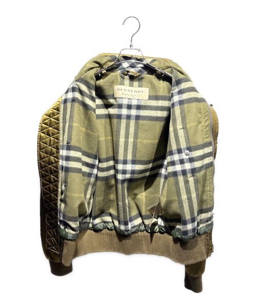 BURBERRY（バーバリー）BURBERRY (バーバリー) スタンドカラーミリタリージャケット オリーブ サイズ:48の古着・服飾アイテム