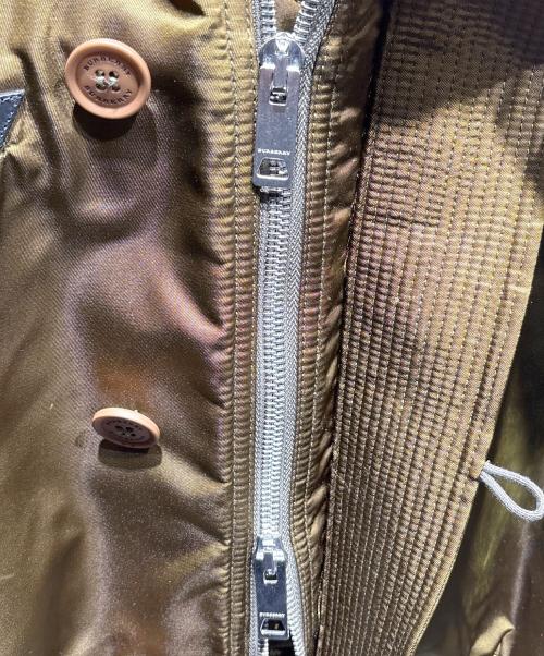 BURBERRY（バーバリー）BURBERRY (バーバリー) スタンドカラーミリタリージャケット オリーブ サイズ:48の古着・服飾アイテム