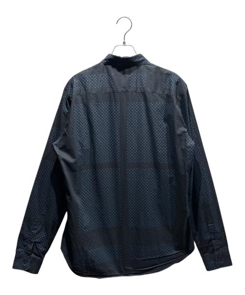 BURBERRY LONDON（バーバリーロンドン）BURBERRY LONDON (バーバリーロンドン) 総柄シャツ ブルー サイズ:Lの古着・服飾アイテム