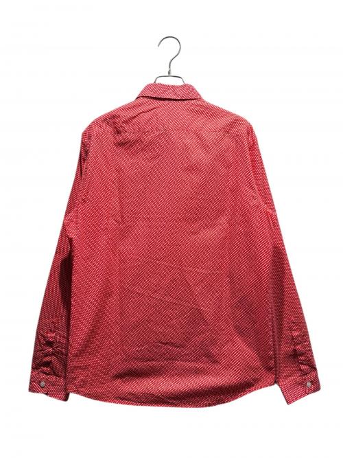 BURBERRY PRORSUM（バーバリープローサム）BURBERRY PRORSUM (バーバリープローサム) ドット柄シャツ レッド サイズ:39の古着・服飾アイテム