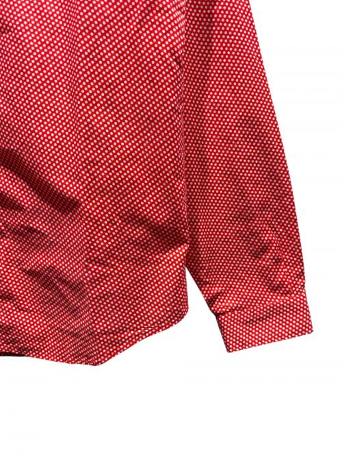 BURBERRY PRORSUM（バーバリープローサム）BURBERRY PRORSUM (バーバリープローサム) ドット柄シャツ レッド サイズ:39の古着・服飾アイテム