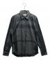 BURBERRY（バーバリー）の古着「総柄シャツ」｜ブラック×ホワイト