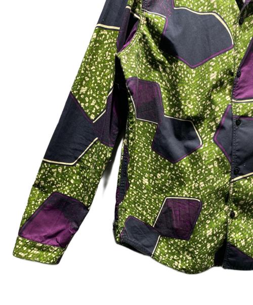 BURBERRY PRORSUM（バーバリープローサム）BURBERRY PRORSUM (バーバリープローサム) オープンカラーシャツ グリーン サイズ:41の古着・服飾アイテム