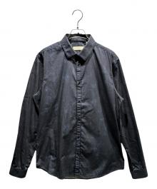 BURBERRY LONDON（バーバリーロンドン）の古着「総柄シャツ」｜ネイビー