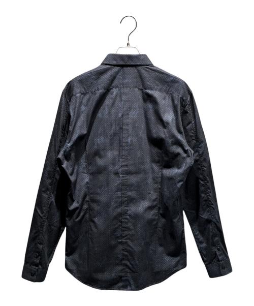 BURBERRY LONDON（バーバリーロンドン）BURBERRY LONDON (バーバリーロンドン) 総柄シャツ ネイビー サイズ:Mの古着・服飾アイテム