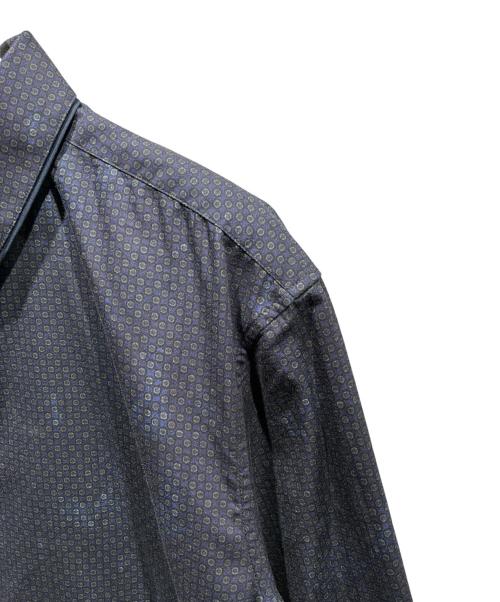 BURBERRY LONDON（バーバリーロンドン）BURBERRY LONDON (バーバリーロンドン) 総柄シャツ ネイビー サイズ:Mの古着・服飾アイテム