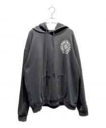 CHROME HEARTS（クロムハーツ）の古着「ホースシュープルオーバーフーディー」｜ブラック