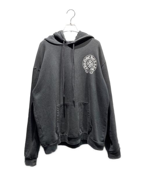 CHROME HEARTS（クロムハーツ）CHROME HEARTS (クロムハーツ) ホースシュープルオーバーフーディー ブラック サイズ:Mの古着・服飾アイテム