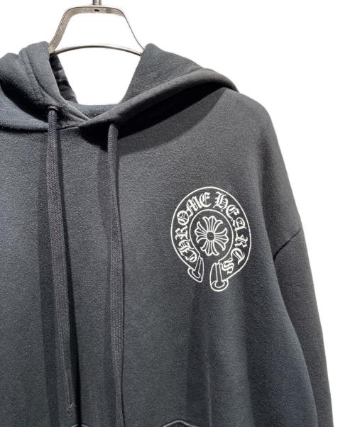 CHROME HEARTS（クロムハーツ）CHROME HEARTS (クロムハーツ) ホースシュープルオーバーフーディー ブラック サイズ:Mの古着・服飾アイテム