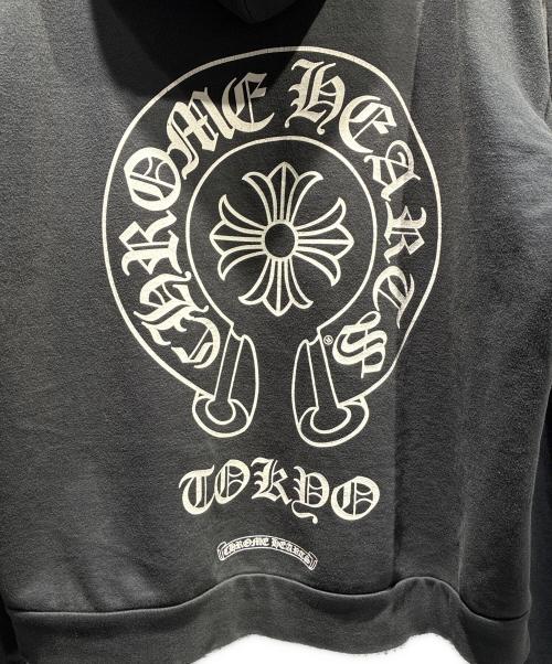 CHROME HEARTS（クロムハーツ）CHROME HEARTS (クロムハーツ) ホースシュープルオーバーフーディー ブラック サイズ:Mの古着・服飾アイテム