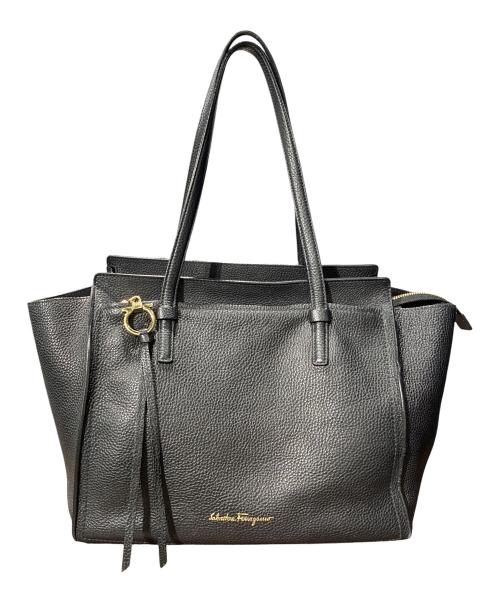 Salvatore Ferragamo（サルヴァトーレ フェラガモ）Salvatore Ferragamo (サルヴァトーレ フェラガモ) エイミー トートバッグ ブラック サイズ:-の古着・服飾アイテム