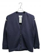Maison Margielaメゾンマルジェラ）の古着「エルボーパッチカーディガン」｜ネイビー
