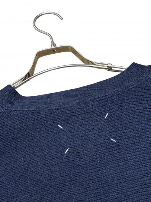 Maison Margiela（メゾンマルジェラ）Maison Margiela (メゾンマルジェラ) エルボーパッチカーディガン ネイビー サイズ:Mの古着・服飾アイテム