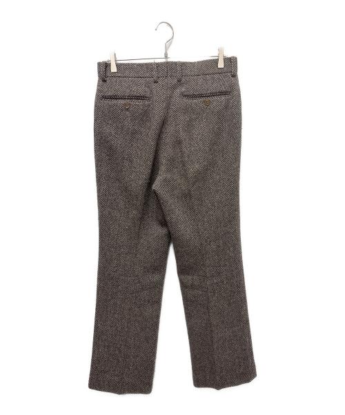 AURALEE（オーラリー）AURALEE (オーラリー) LAMA SHETLAND WOOL TWEED SLACKS ベージュ×ブラック サイズ:Sの古着・服飾アイテム