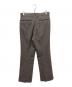 AURALEE (オーラリー) LAMA SHETLAND WOOL TWEED SLACKS ベージュ×ブラック サイズ:S：40000円