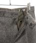 中古・古着 AURALEE (オーラリー) LAMA SHETLAND WOOL TWEED SLACKS ベージュ×ブラック サイズ:S：40000円