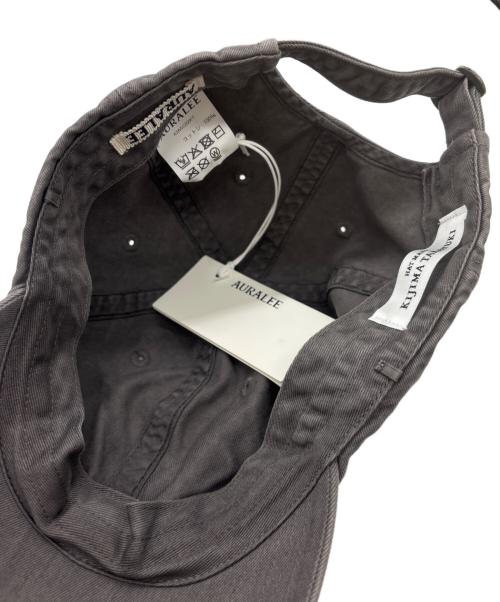AURALEE（オーラリー）AURALEE (オーラリー) kijima takayuki (キジマタカユキ) キャップ　	A26SC02KT グレーの古着・服飾アイテム