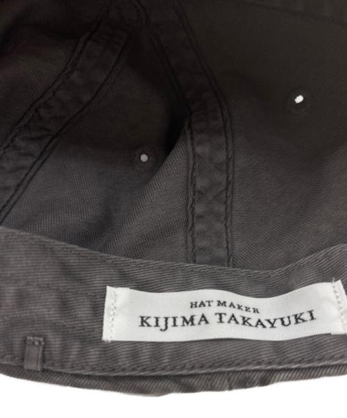 AURALEE（オーラリー）AURALEE (オーラリー) kijima takayuki (キジマタカユキ) キャップ　	A26SC02KT グレーの古着・服飾アイテム