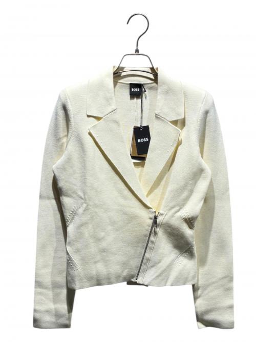 BOSS（ボス）BOSS (ボス) ジップアップジャケット アイボリー サイズ:Sの古着・服飾アイテム