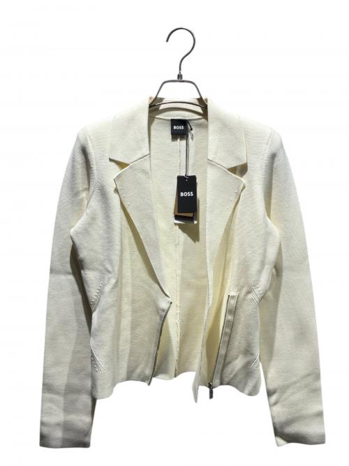 BOSS（ボス）BOSS (ボス) ジップアップジャケット アイボリー サイズ:Sの古着・服飾アイテム