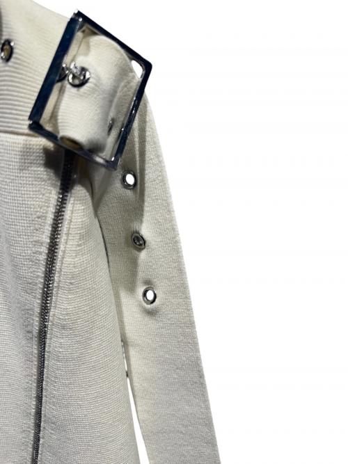 BOSS（ボス）BOSS (ボス) ベルテッドジップスカート アイボリー サイズ:XSの古着・服飾アイテム