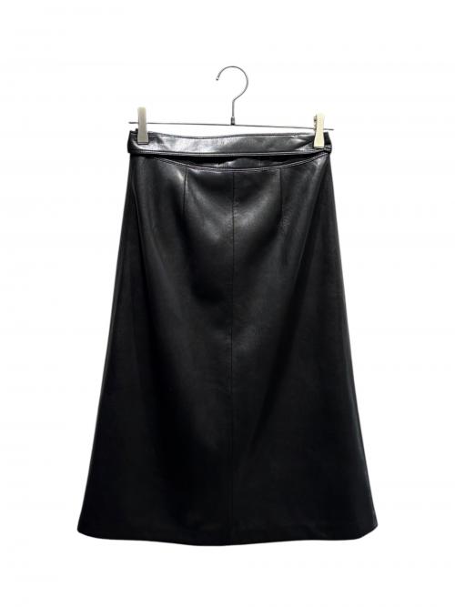 BOSS（ボス）BOSS (ボス) レザースカート/50549242 ブラック サイズ:34の古着・服飾アイテム
