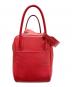 中古・古着 HERMES (エルメス) Lindy 30 リンディ 30/トリヨンクレマンス/レッド系/▢Q刻印：2013年製造/シルバー金具 レッド×シルバー金具 サイズ:30：650000円