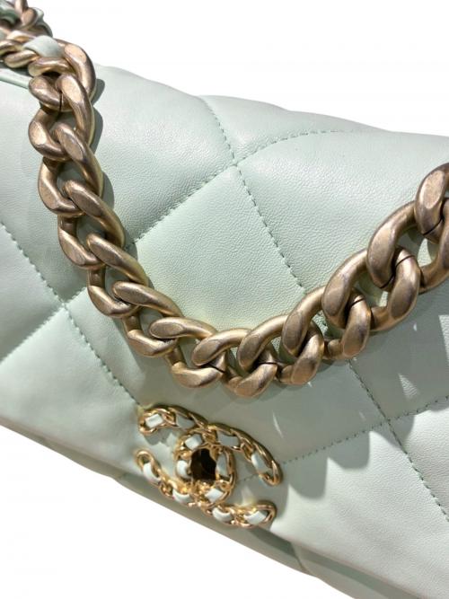 CHANEL（シャネル）CHANEL (シャネル) フラップショルダーバッグ グリーン サイズ:-の古着・服飾アイテム