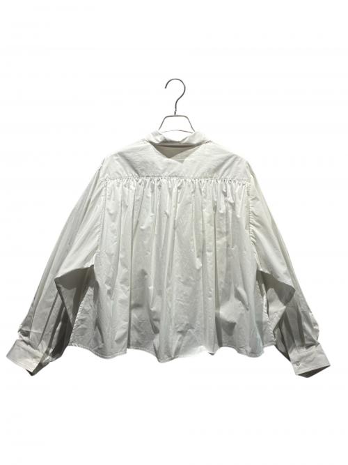 MM6 Maison Margiela（エムエムシックスメゾンマルジェラ）MM6 Maison Margiela (エムエムシックスメゾンマルジェラ) クロップドシャツ/ ホワイト サイズ:14の古着・服飾アイテム